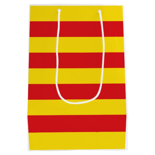 Sac Cadeau Moyen Drapeau catalan (Catalogne) (Dos)