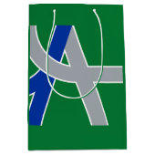 Sac Cadeau Moyen Drapeau d'Albany, Oregon (Devant)