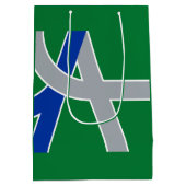 Sac Cadeau Moyen Drapeau d'Albany, Oregon (Dos)