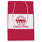 Sac Cadeau Moyen Drapeau de Chula Vista, Californie (Devant)