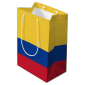 Sac Cadeau Moyen Drapeau de Colombie (Dos Angle)