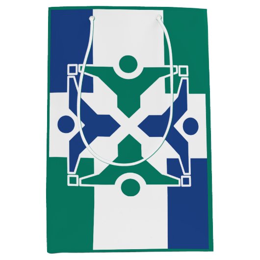 Sac Cadeau Moyen Drapeau de Columbia, Missouri (Devant)