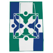 Sac Cadeau Moyen Drapeau de Columbia, Missouri (Dos)