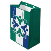 Sac Cadeau Moyen Drapeau de Columbia, Missouri (Dos Angle)