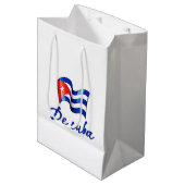 Sac Cadeau Moyen Drapeau de Cuba 🇨 🇺 (Devant Angle)
