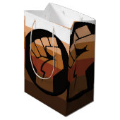 Sac Cadeau Moyen Drapeau de fierté POC (Dos Angle)