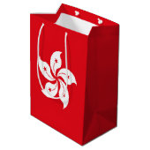 Sac Cadeau Moyen Drapeau de Hong Kong (Dos Angle)