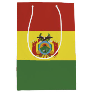 Sac Cadeau Moyen Drapeau de la Bolivie