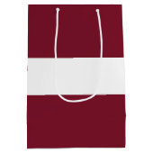 Sac Cadeau Moyen Drapeau de Lettonie (Dos)