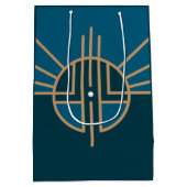 Sac Cadeau Moyen Drapeau de Lincoln, Nebraska (Dos)