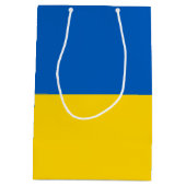 Sac Cadeau Moyen Drapeau de l'Ukraine (Dos)