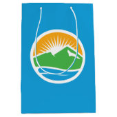 Sac Cadeau Moyen Drapeau de Provo, Utah (Devant)