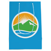 Sac Cadeau Moyen Drapeau de Provo, Utah (Dos)