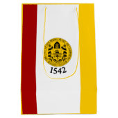 Sac Cadeau Moyen Drapeau de San Diego, Californie (Dos)