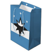 Sac Cadeau Moyen Drapeau de Springfield, Missouri (Dos Angle)