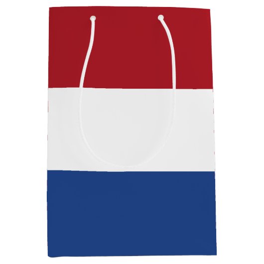 Sac Cadeau Moyen Drapeau des Pays-Bas (Devant)