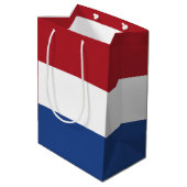 Sac Cadeau Moyen Drapeau des Pays-Bas (Dos Angle)