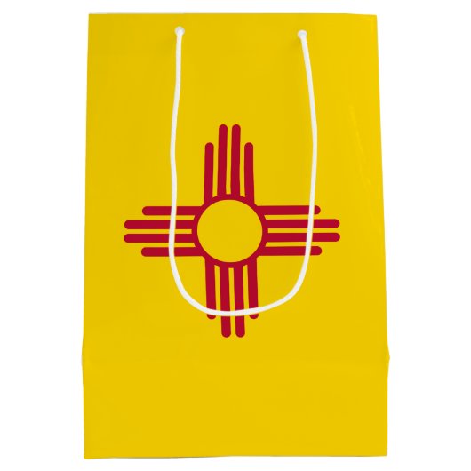 Sac Cadeau Moyen Drapeau d'état du Nouveau Mexique (Dos)