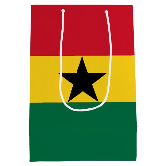 Sac Cadeau Moyen Drapeau du Ghana (Dos)