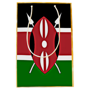 Sac Cadeau Moyen Drapeau du Kenya
