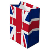Sac Cadeau Moyen Drapeau du Royaume-Uni (Dos Angle)