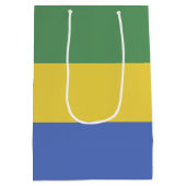 Sac Cadeau Moyen Drapeau Gabon (Dos)