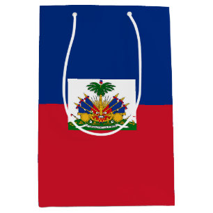 Sac Cadeau Moyen Drapeau Haïti