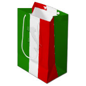 Sac Cadeau Moyen Drapeau italien (Devant Angle)
