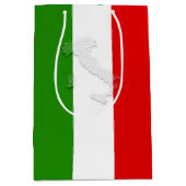Sac Cadeau Moyen Drapeau italien (Devant)