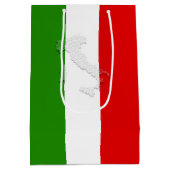 Sac Cadeau Moyen Drapeau italien (Dos)
