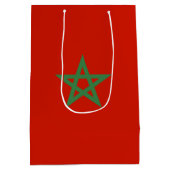 Sac Cadeau Moyen drapeau marocain (Dos)