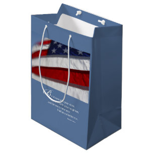 Sac Cadeau Moyen Drapeau patriotique et américain