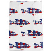 Sac Cadeau Moyen Drapeau TRUMP (Dos)