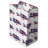 Sac Cadeau Moyen Drapeau TRUMP (Dos Angle)