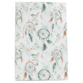 Sac Cadeau Moyen Dreamcatchers et Feathers Pastel (Devant)