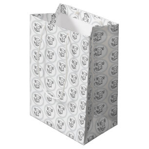 Sac Cadeau Moyen Drôle petite équipe de Axolotl personnalisable noi