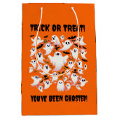 Sac Cadeau Moyen Drôle, tu as été hébergé ! Des fantômes en vol (Devant)