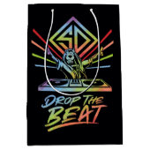 Sac Cadeau Moyen Drop the Beat : DJ Scooby-Doo (Devant)