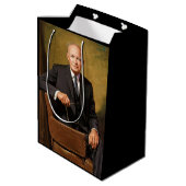 Sac Cadeau Moyen Dwight Eisenhower Président Portrait de la Maison (Dos Angle)