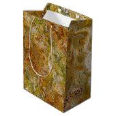 Sac Cadeau Moyen Earthtone Marble Gift Bag (Dos Angle)