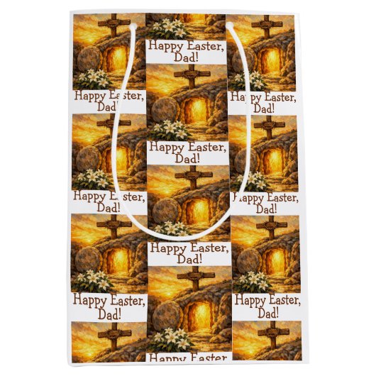 Sac Cadeau Moyen Easter Customizable Gift Bag (Devant)