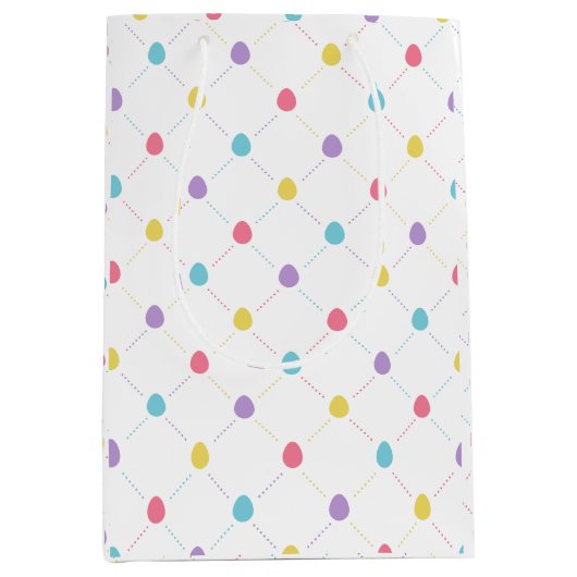 Sac Cadeau Moyen Easter Eggs Pattern Gift Bag (Devant)