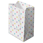 Sac Cadeau Moyen Easter Eggs Pattern Gift Bag (Dos Angle)