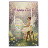 Sac Cadeau Moyen Easter Fairy Painting Egg Spring (Devant)