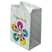 Sac Cadeau Moyen Easter owl - rainbow (Dos Angle)