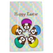 Sac Cadeau Moyen Easter owl - rainbow (Devant)