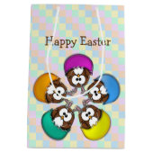 Sac Cadeau Moyen Easter owl - rainbow (Dos)