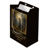 Sac Cadeau Moyen Easter Resurrection Religious (Devant Angle)