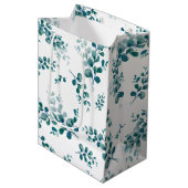 Sac Cadeau Moyen Eau-couleur eucalyptus verdure (Devant Angle)