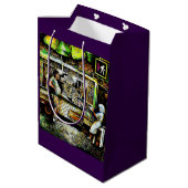 Sac Cadeau Moyen Éblouissant (Dos Angle)